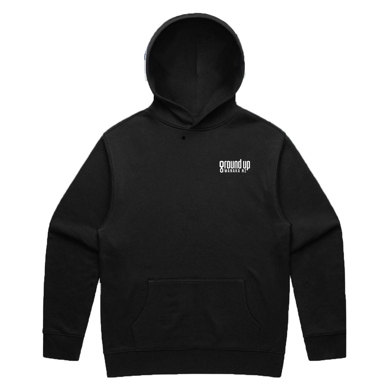 Ground Up Black Hoodie