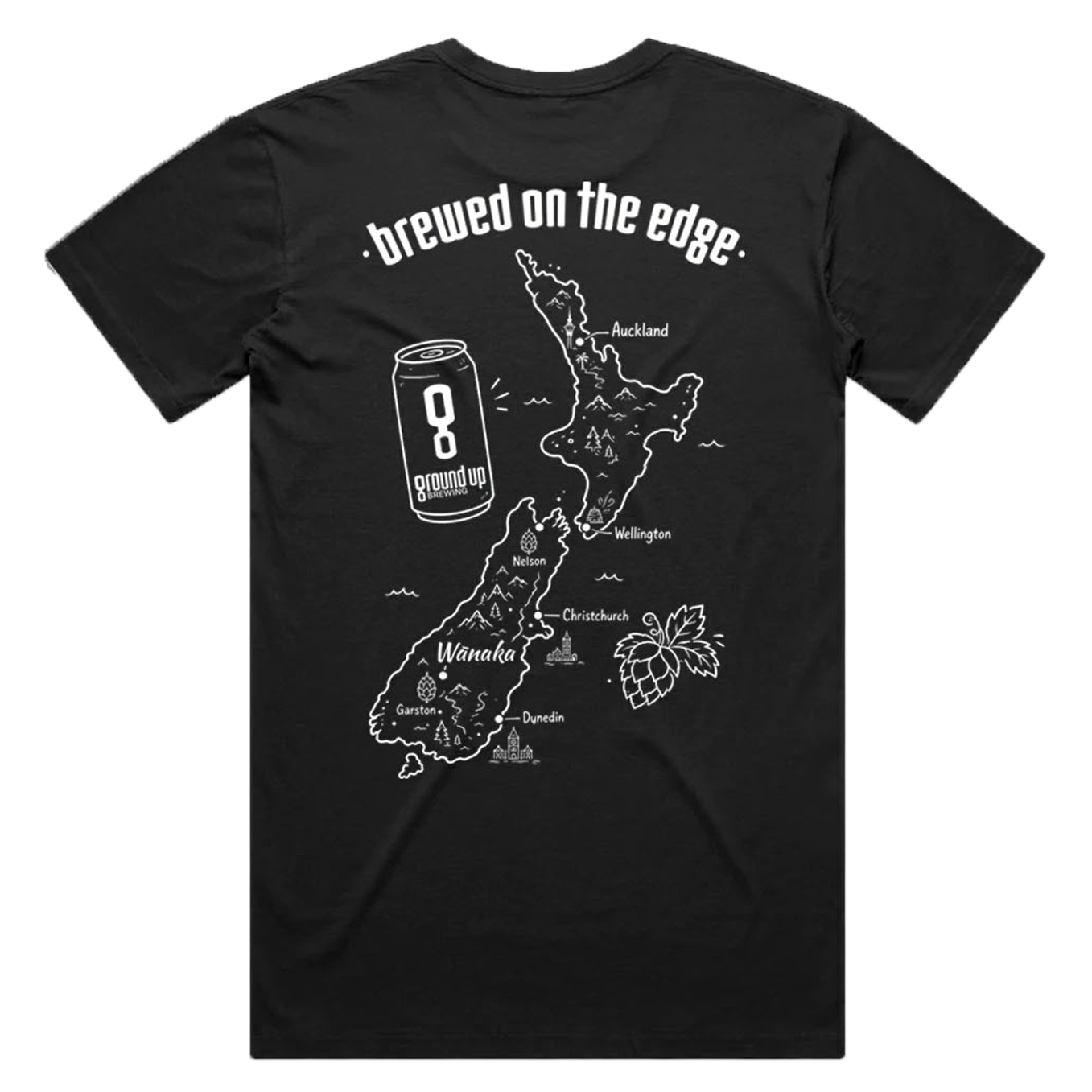 Ground Up Black T-Shirt
