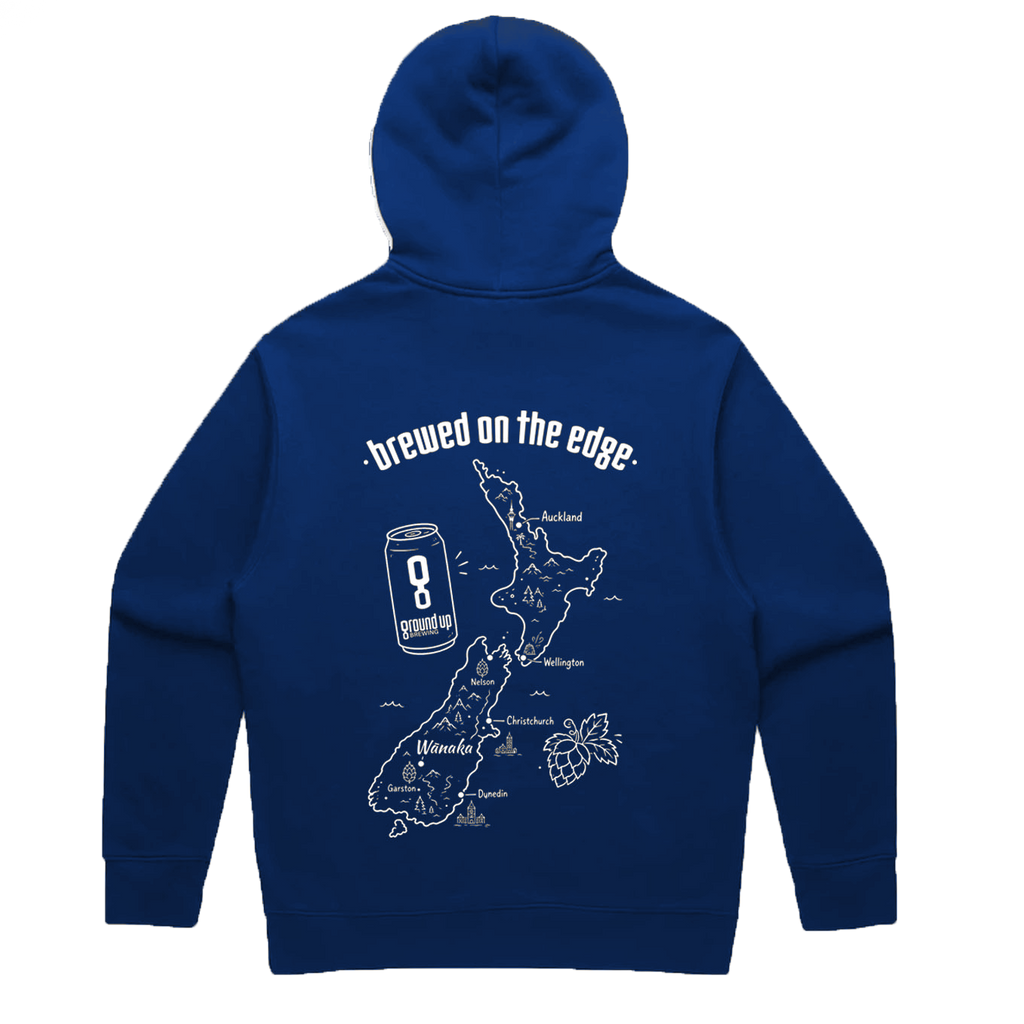 Ground Up Navy Hoodie
