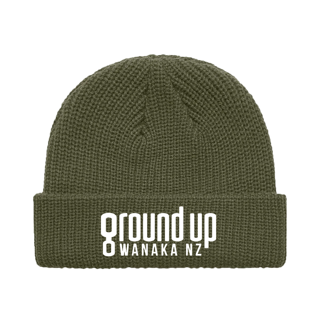 Green Cable Beanie
