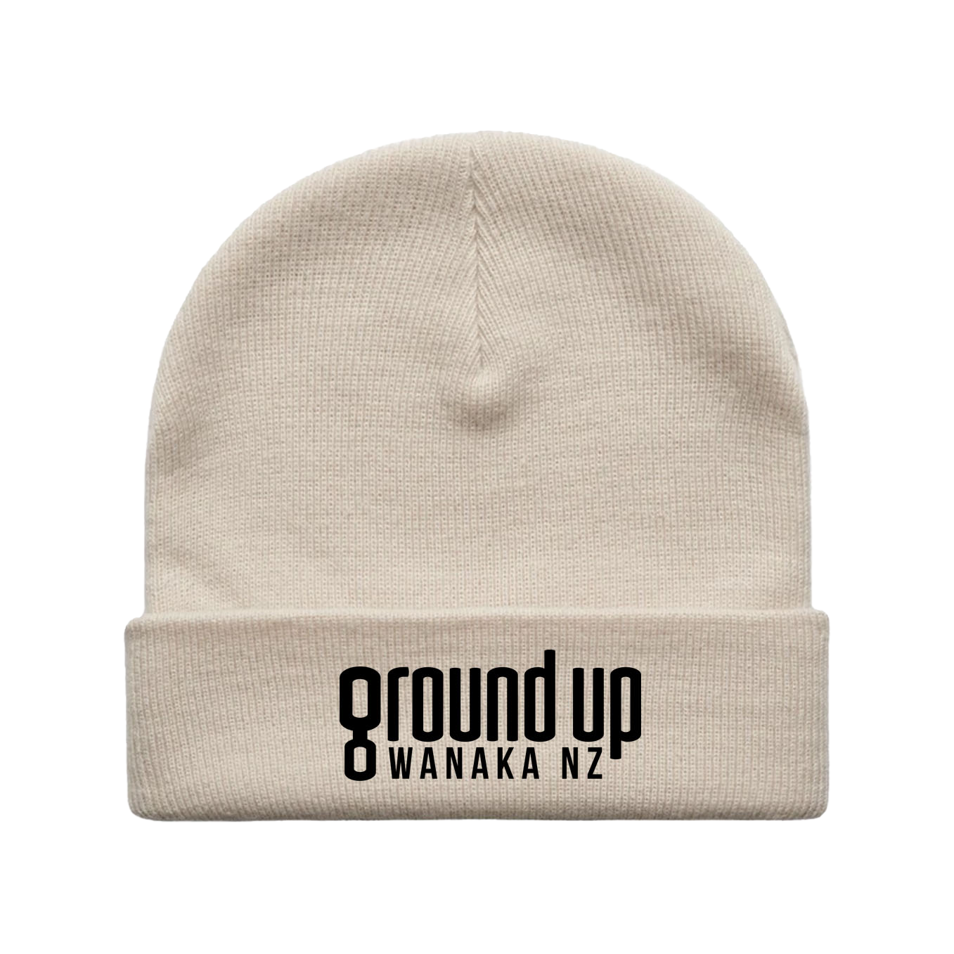 Ground Up White Beanie